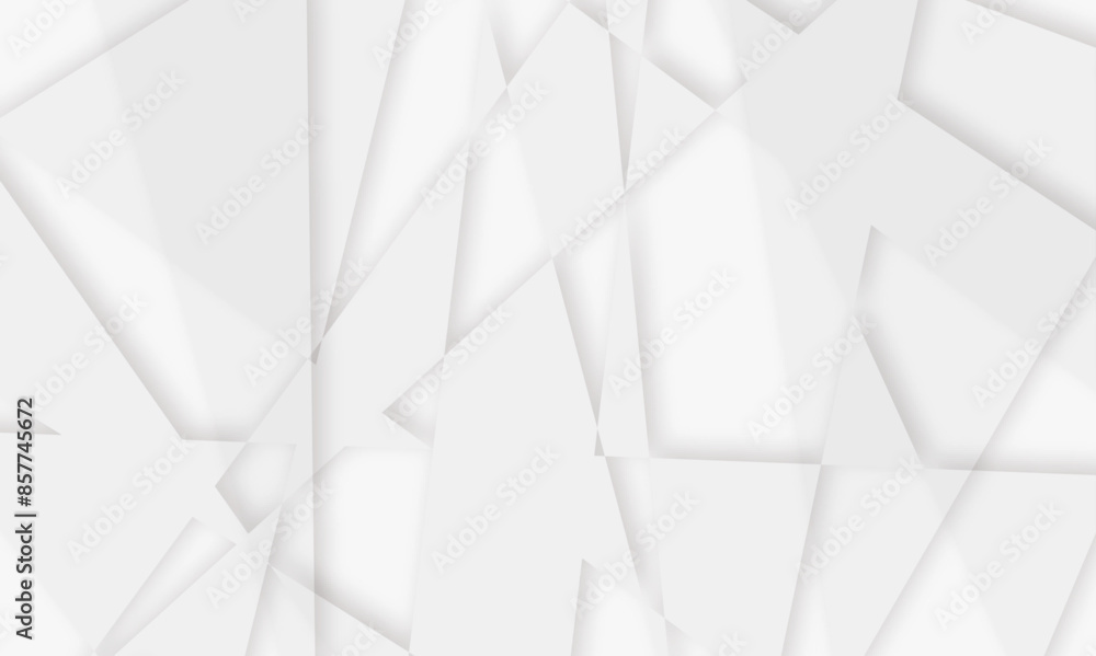 white and gray geometric White Polygons Abstract tringle background with geometric decoration concept. Minimal futuristic element concept for poster, brochure, banner, wallpaper, cover, white and gray geometric White Polygons Abstract tringle background with geometric decoration concept. Minimal futuristic element concept for poster, brochure, banner, wallpaper, cover,
