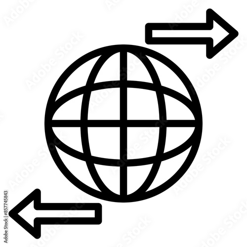Export icon vector image. Can be used for Data Science.