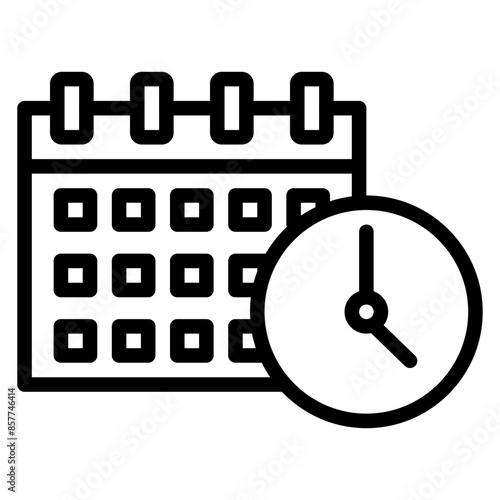 Deadline icon vector image. Can be used for Burnout.