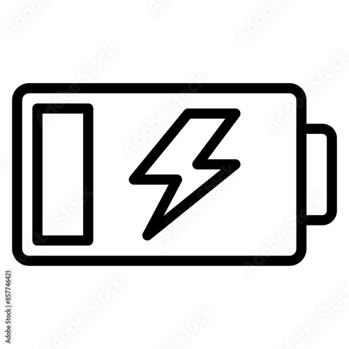 Drained Battery icon vector image. Can be used for Burnout.