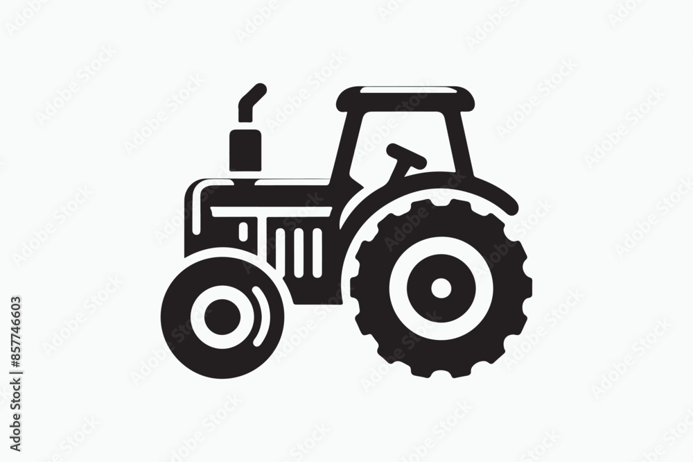 Obraz premium Tractor Vector Art & Illustration