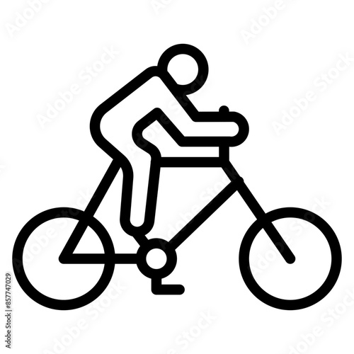 Cyclist icon vector image. Can be used for Urban Tribes.