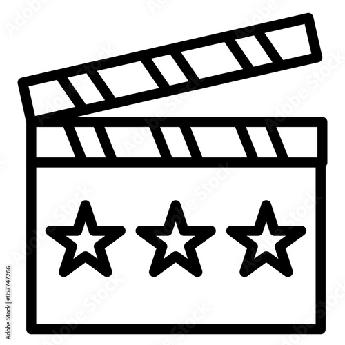 Movie Critic icon vector image. Can be used for Urban Tribes.