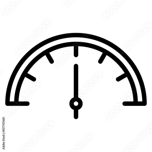 Speed icon vector image. Can be used for 3d Printing.