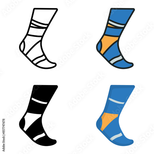 Ankle Brace icon represents supportive gear to protect and stabilize the ankle during sports activities.