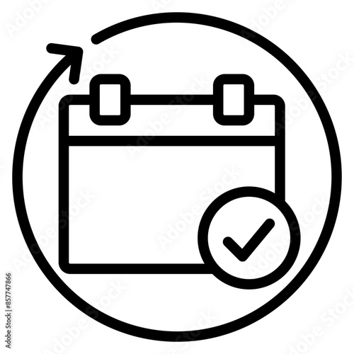 Follow up Appointment icon vector image. Can be used for Plastic and Cosmetic Surgery.