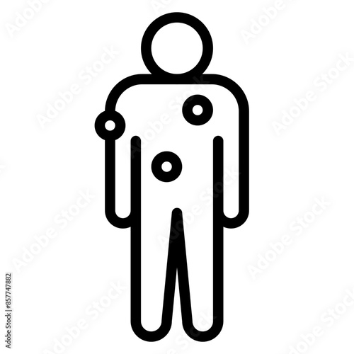 Pain Management icon vector image. Can be used for Plastic and Cosmetic Surgery.