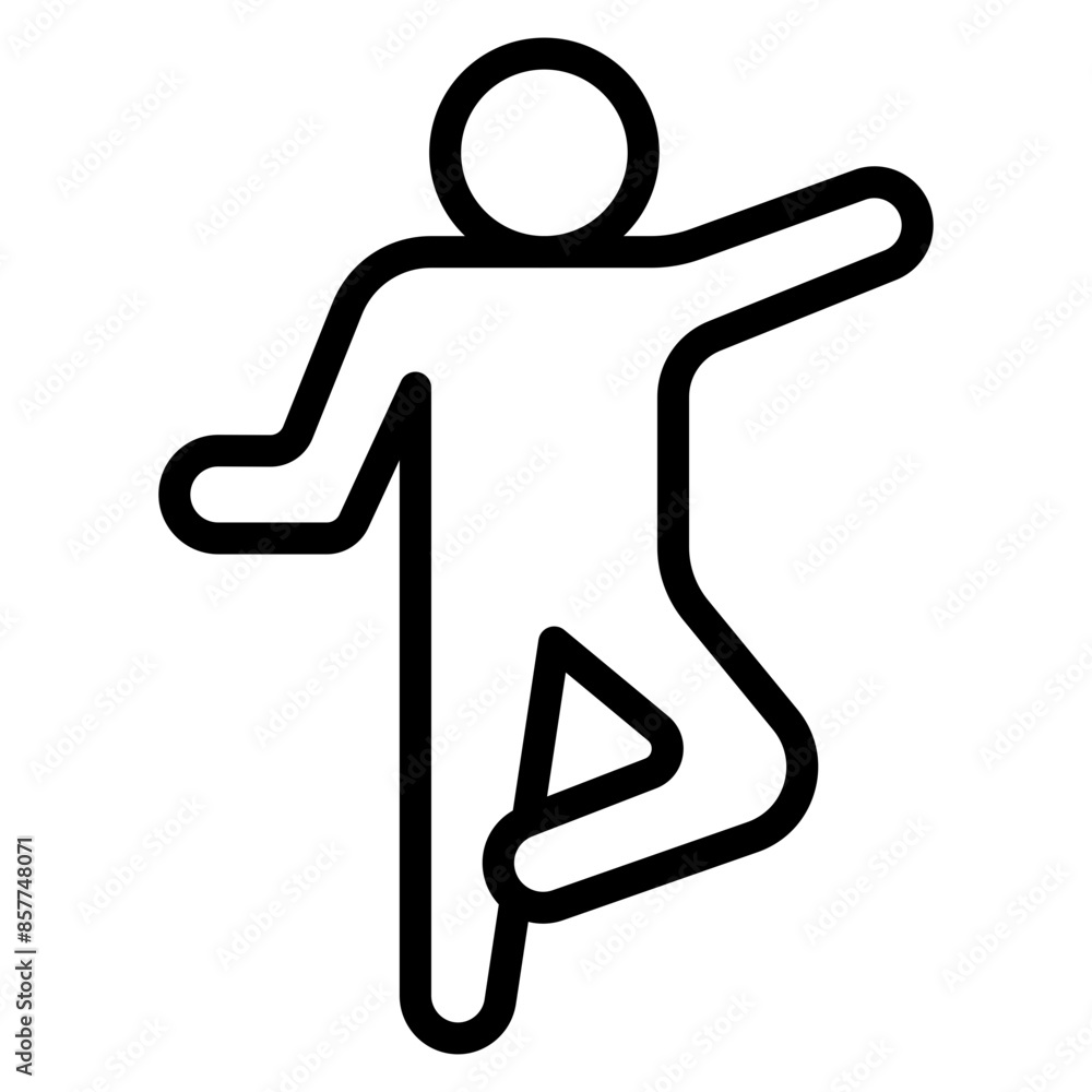 Athlete Stretching icon vector image. Can be used for Marathon. Athlete Stretching icon vector image. Can be used for Marathon.