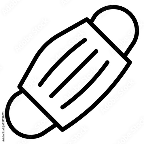 Surgical Mask icon vector image. Can be used for Plastic and Cosmetic Surgery.