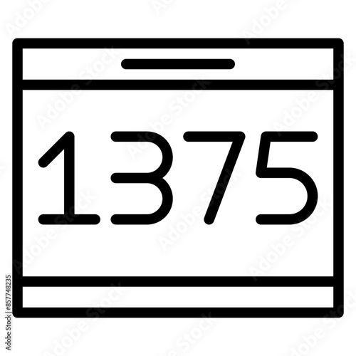 Running Bib icon vector image. Can be used for Marathon.
