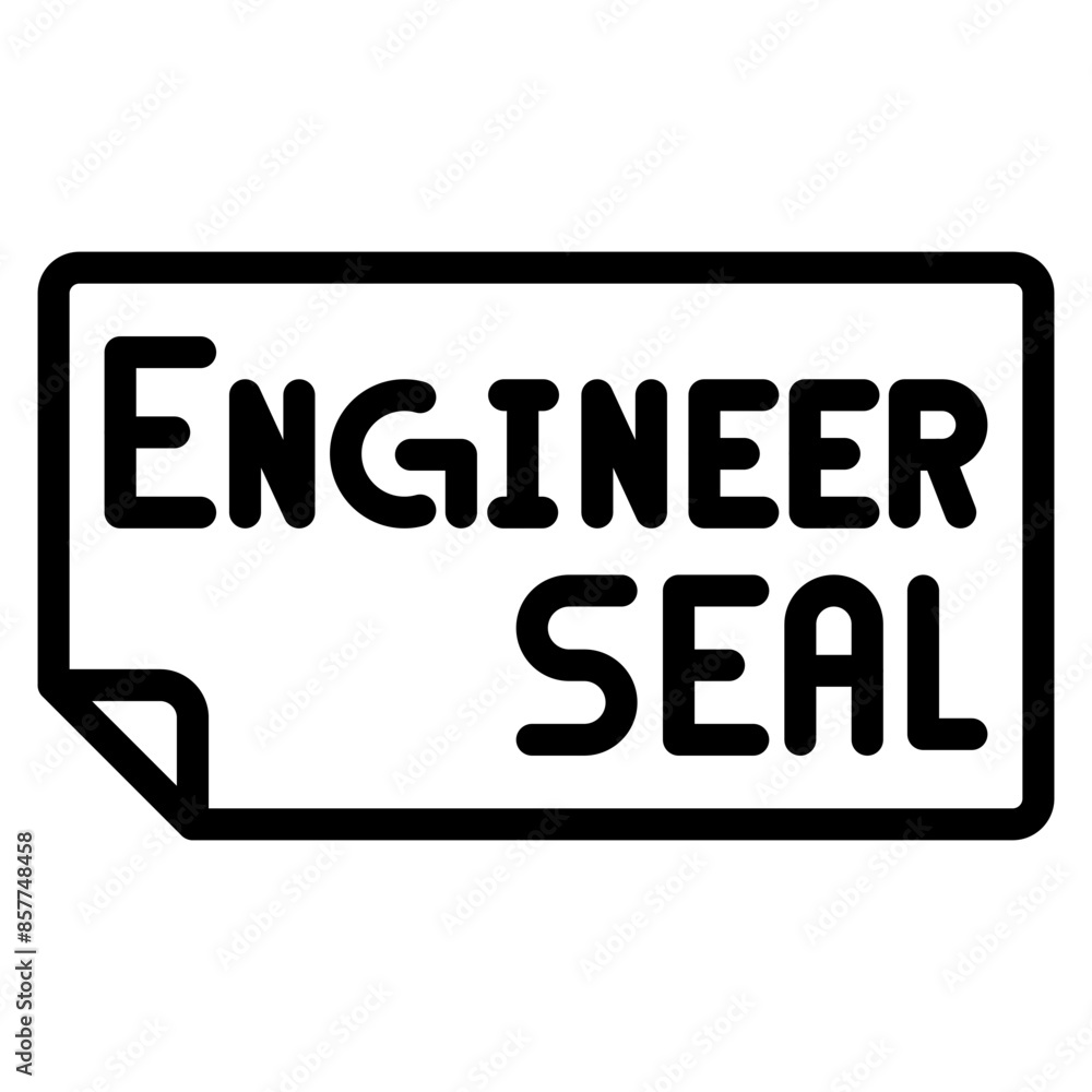 Engineer Seal icon vector image. Can be used for Engineer in Mechanics. Engineer Seal icon vector image. Can be used for Engineer in Mechanics.