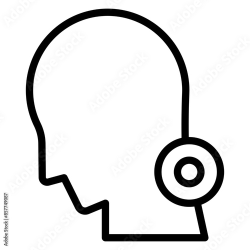 Neck Pain icon vector image. Can be used for Body Ache.