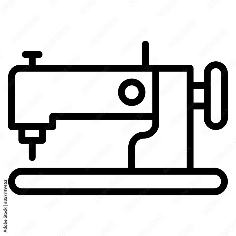 Sewing Machine icon vector image. Can be used for Crafting. Sewing Machine icon vector image. Can be used for Crafting.
