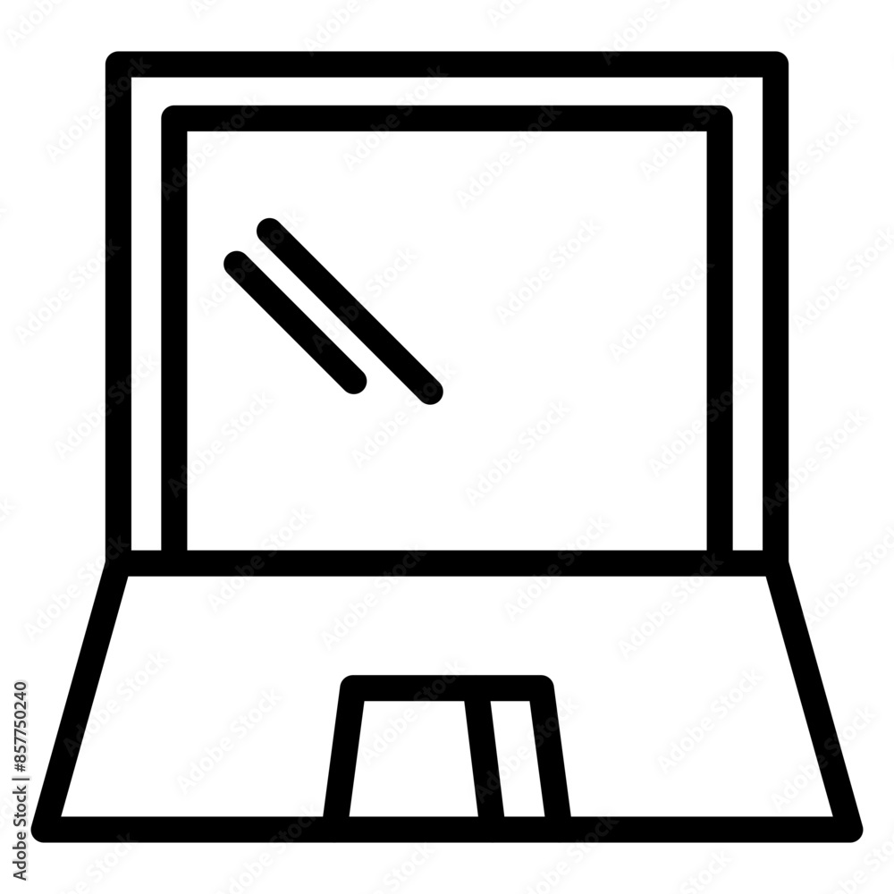 Laptop icon vector image. Can be used for Raising Children. Laptop icon vector image. Can be used for Raising Children.