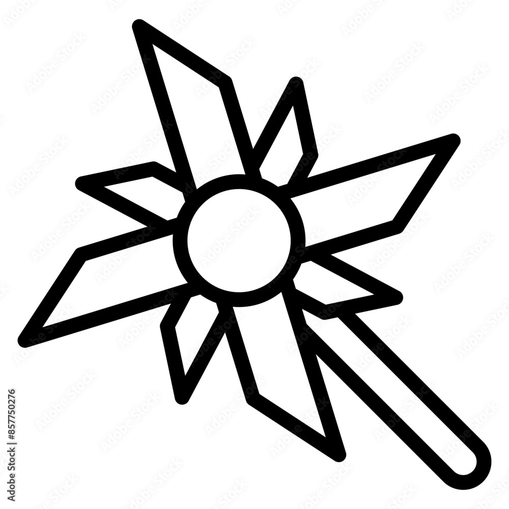 Pinwheel icon vector image. Can be used for Raising Children. Pinwheel icon vector image. Can be used for Raising Children.