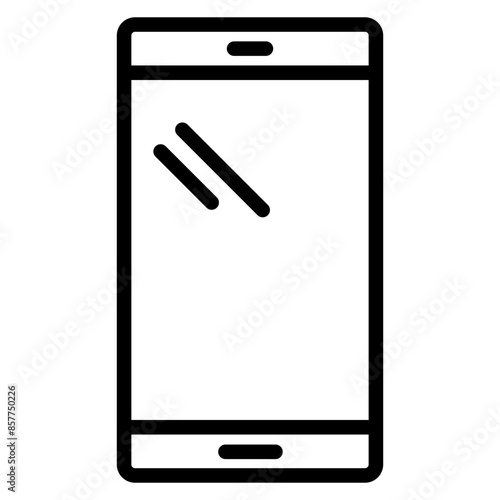 Mobile icon vector image. Can be used for Raising Children.