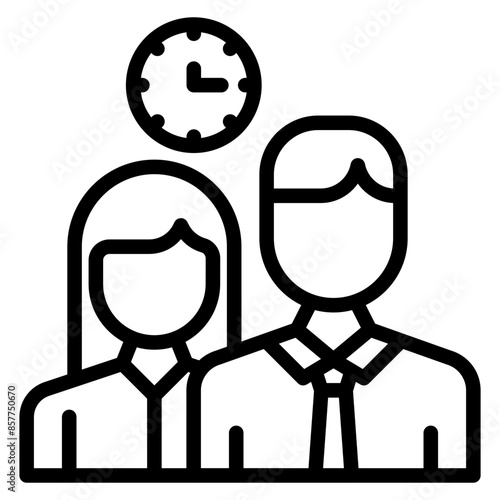 Family Time icon vector image. Can be used for Retirement.