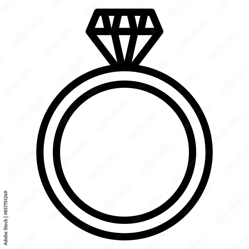 Gemstone Ring icon vector image. Can be used for Mining And Crafting. Gemstone Ring icon vector image. Can be used for Mining And Crafting.