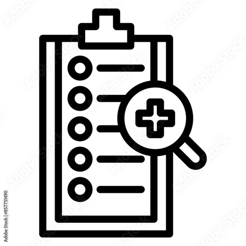 Medical Research icon vector image. Can be used for Psychiatric Hospitals.