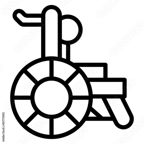 Wheelchair Access icon vector image. Can be used for Psychiatric Hospitals.