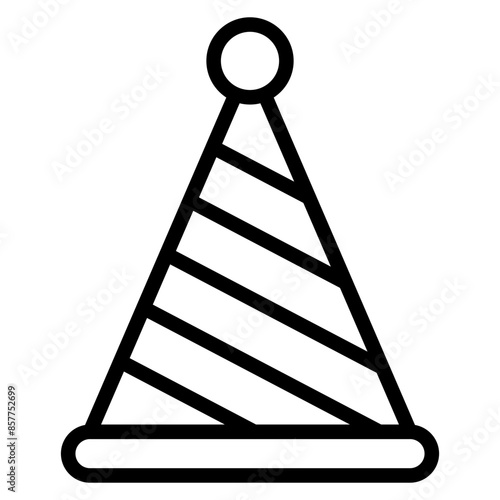 Celebration Hat icon vector image. Can be used for Anniversary.