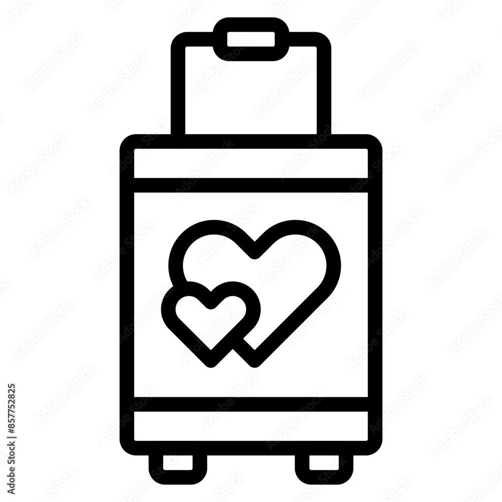 Romantic Getaway icon vector image. Can be used for Anniversary. Romantic Getaway icon vector image. Can be used for Anniversary.