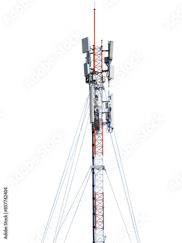 5G tower isolated 