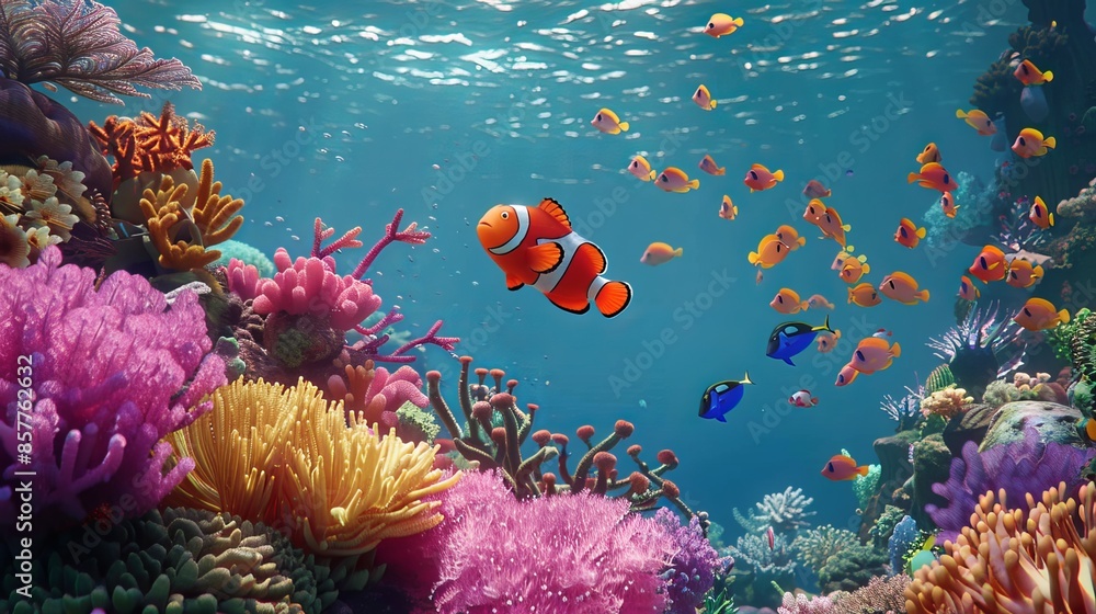 Fototapeta premium Underwater Wonderland