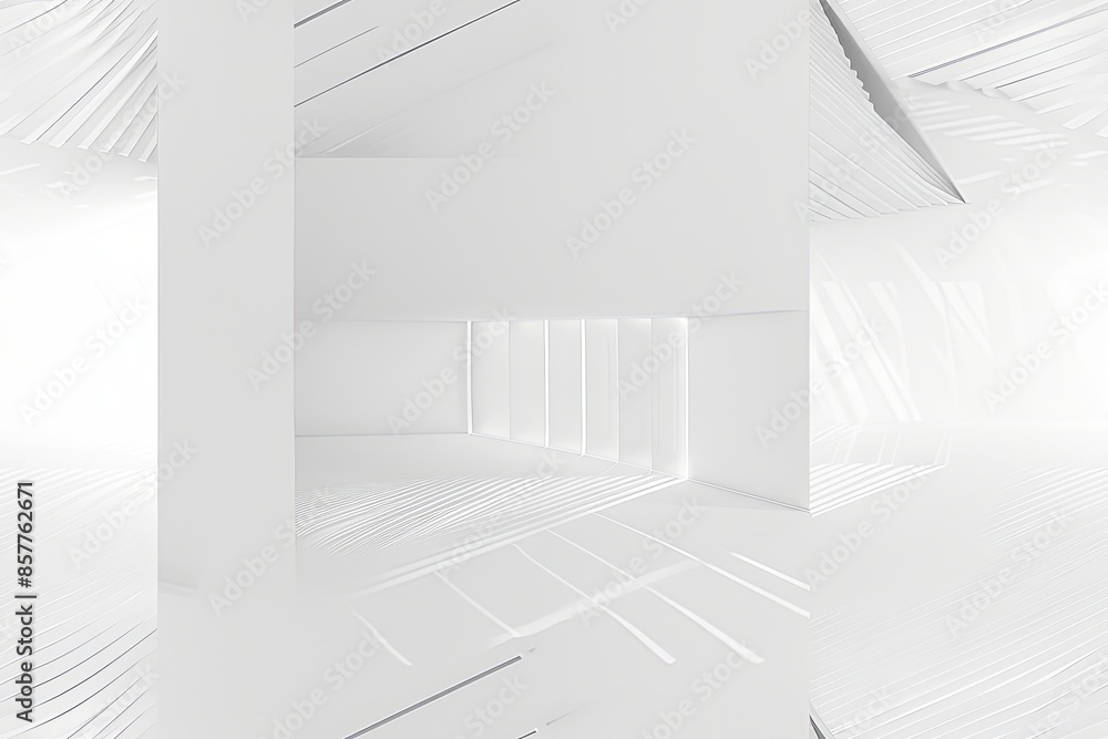 White Minimalist Abstract Background created with Generative AI White Minimalist Abstract Background created with Generative AI