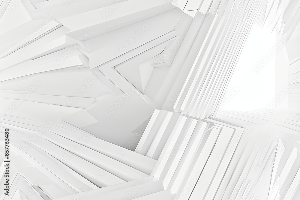 Obraz premium White Minimalist Abstract Background created with Generative AI