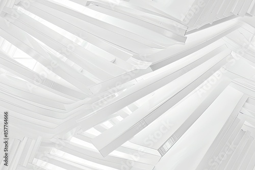 White Minimalist Abstract Background created with Generative AI