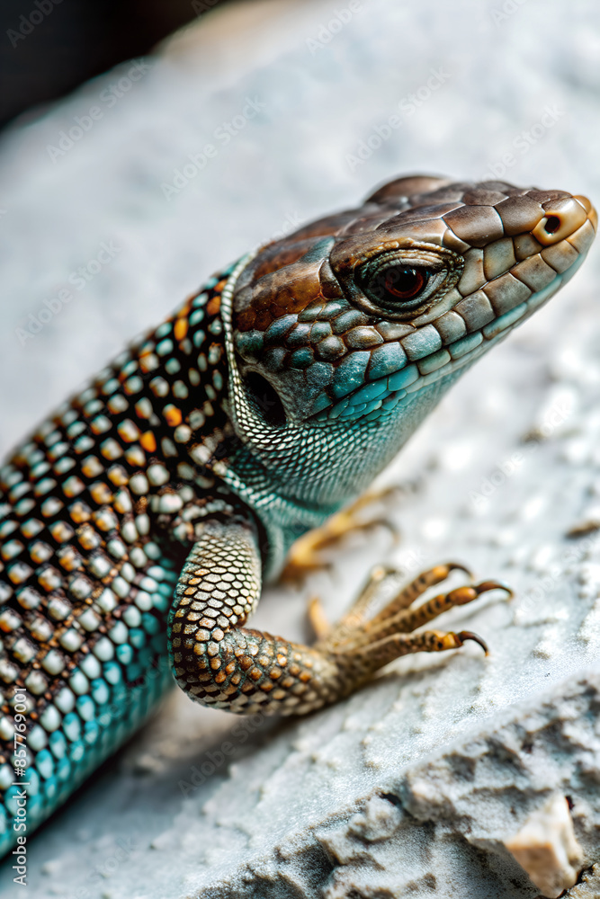 Macro photography of a small lizard's scales, highlighting their intricate patterns Macro photography of a small lizard's scales, highlighting their intricate patterns