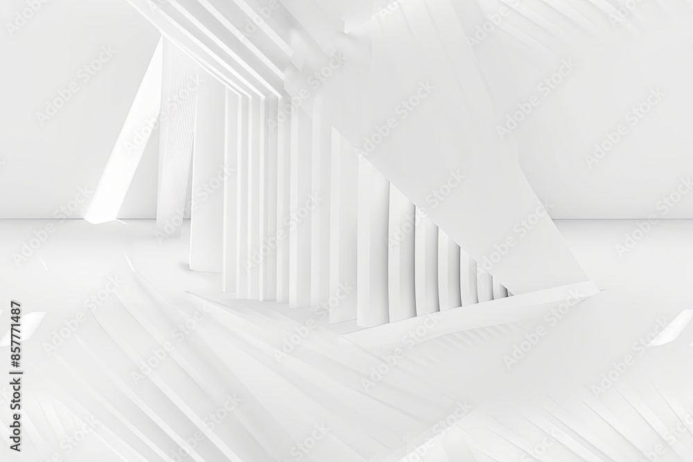 White Minimalist Abstract Background created with Generative AI White Minimalist Abstract Background created with Generative AI