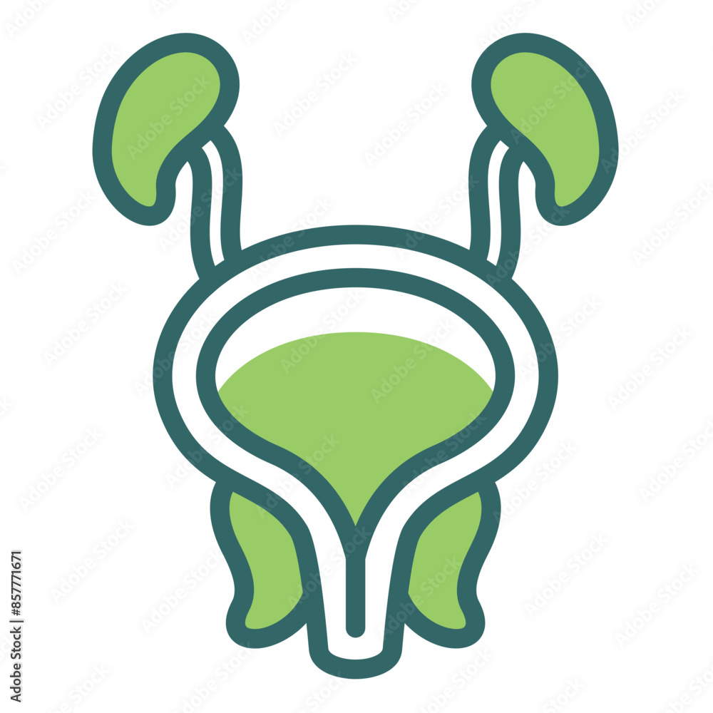 Fototapeta premium Prostate Icon