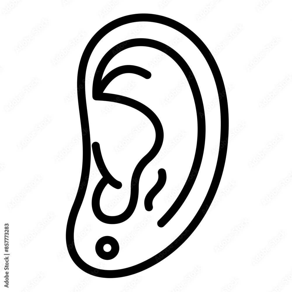 Earlobe Icon Earlobe Icon