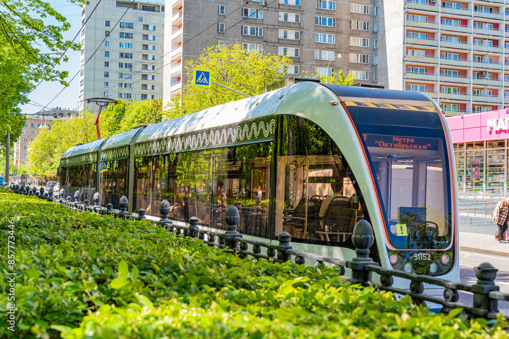 Obraz premium Moscow. City bustle. Nature.