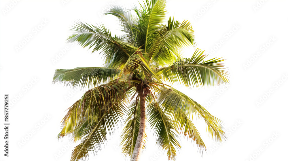Fototapeta premium palm tree isolated on white
