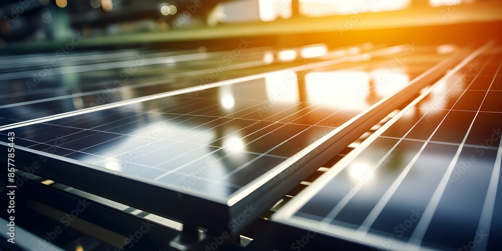 Solar panel manufacturing uses printing for faster costefficient customized production with waste reduction. Concept Solar Panel Manufacturing, Printing Technology, Cost Efficiency Solar panel manufacturing uses printing for faster costefficient customized production with waste reduction. Concept Solar Panel Manufacturing, Printing Technology, Cost Efficiency