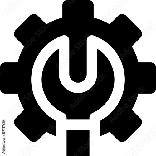 technical service icon. vector glyph icon for your website, mobile, presentation, and logo design.