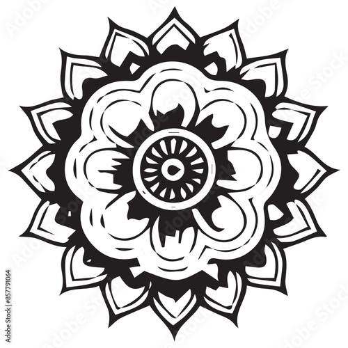 Set of beautiful mandala designs for coloring book, adults and kids. Ethnic decorative ornament on white background, vector illustration