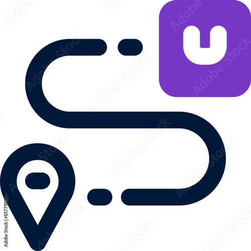 tracking icon. vector glyphicon for your website, mobile, presentation, and logo design. photo