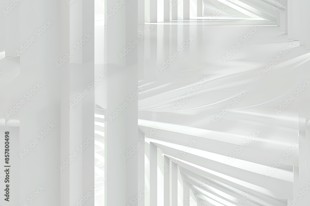 Obraz premium White Minimalist Abstract Background created with Generative AI