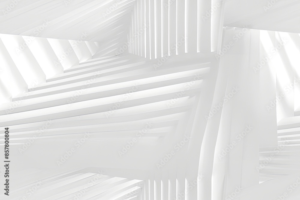 Fototapeta premium White Minimalist Abstract Background created with Generative AI
