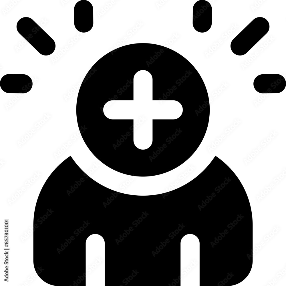 Fototapeta premium healthy care icon. vector glyph icon for your website, mobile, presentation, and logo design.