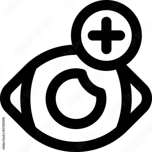 eye icon. vector line icon for your website, mobile, presentation, and logo design.