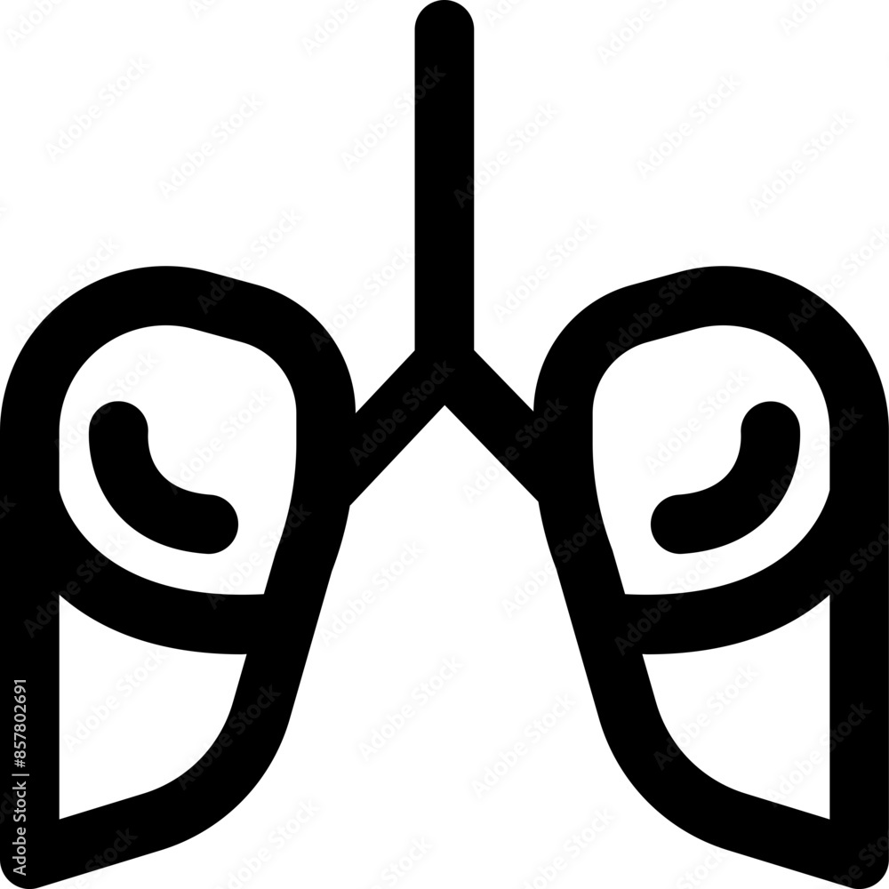 lungs icon. vector line icon for your website, mobile, presentation, and logo design. lungs icon. vector line icon for your website, mobile, presentation, and logo design.