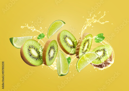 Kiwi fruit background