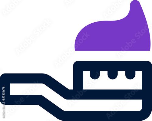 toothbrush icon. vectormixed icon for your website, mobile, presentation, and logo design.