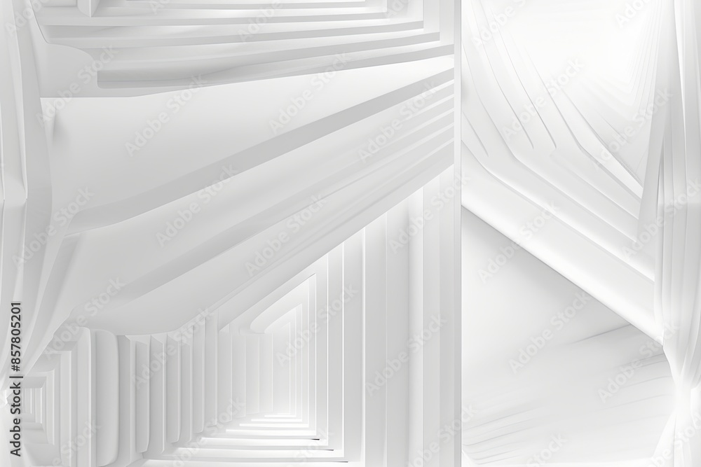 Obraz premium White Minimalist Abstract Background created with Generative AI