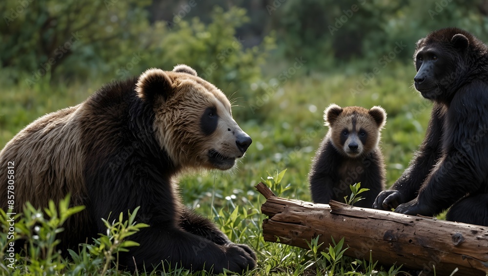 Obraz premium The effectiveness of community-based conservation initiatives in protecting endangered species ai-generated